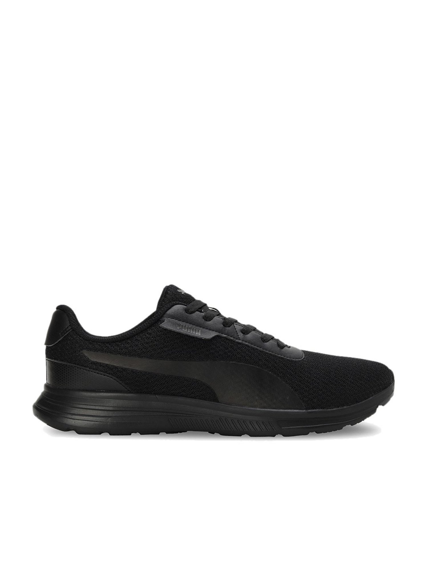 Puma leather hot sale running shoes