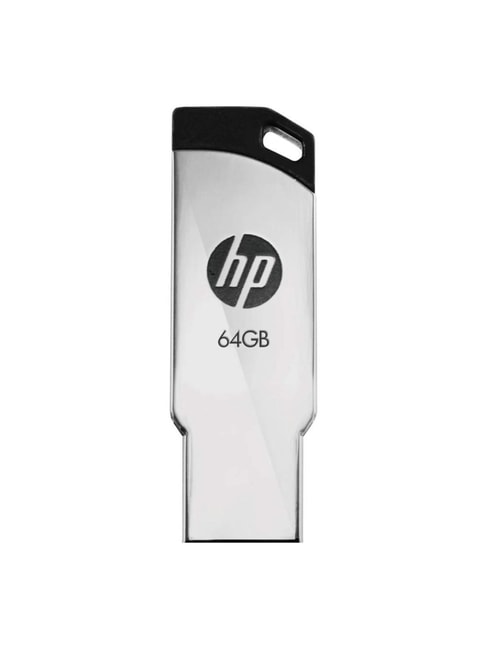 HP V236W 64GB USB Metallic Pen Drive (Silver)