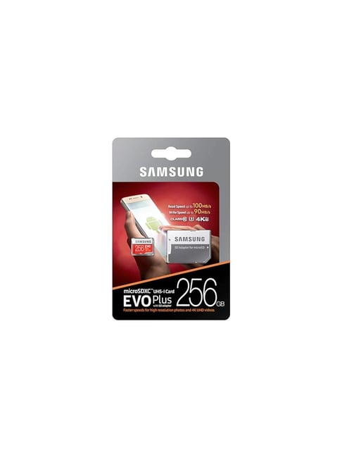 Buy Samsung EVO Plus 256GB UHS-I microSD Card (MB-MC256GA/IN