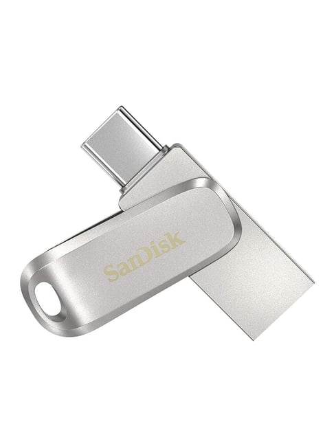 SanDIsk Ultra Dual Drive Luxe SDDDC4-032G-I35 32GB Type C Flash Drive (Silver)