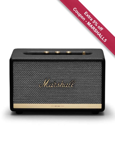 Marshall Acton II 60 Watt Wireless Bluetooth Speaker (Black) - Price ...