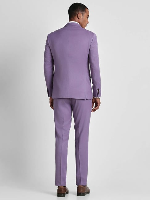 Plus Size Purple Split Hem Flared Trousers | Yours Clothing