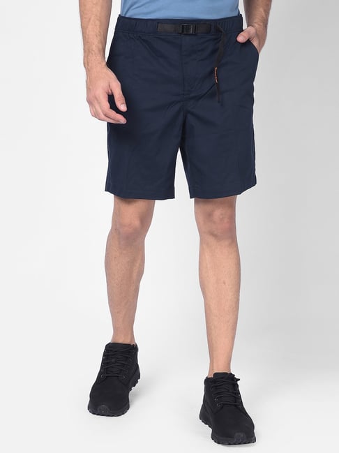 Timberland Navy Regular Fit Shorts-picture-28