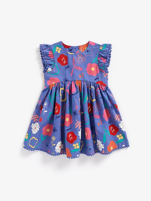 Mothercare Kids Blue Floral Print Dress