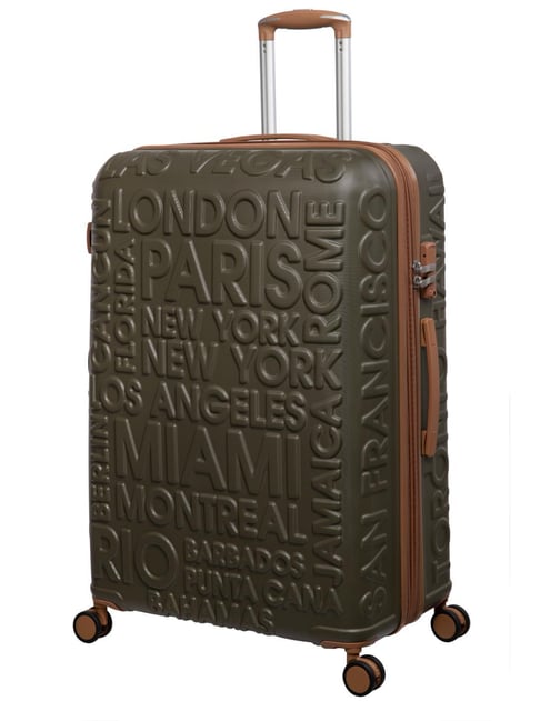 it luggage Destination Dark Olive Large-28 inches Expandable Hardsided Trolley Bag with TSA Lock