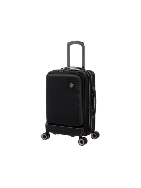 it luggage Rapidity Black Cabin -20 inches Padded Laptop Section Hardsided Trolley Bag with TSA Lock