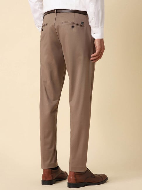 Buy Regular Fit Men Trousers Brown Beige and Black Combo of 3 Polyester  Blend for Best Price, Reviews, Free Shipping