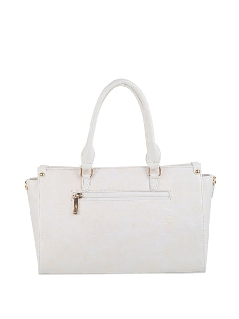 Buy Van Heusen Woman White Solid Satchel - Handbags for Women 7233006 |  Myntra