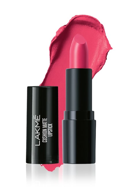 Lakme Cushion Matte Lipstick Pink Prom - 4.5 gm
