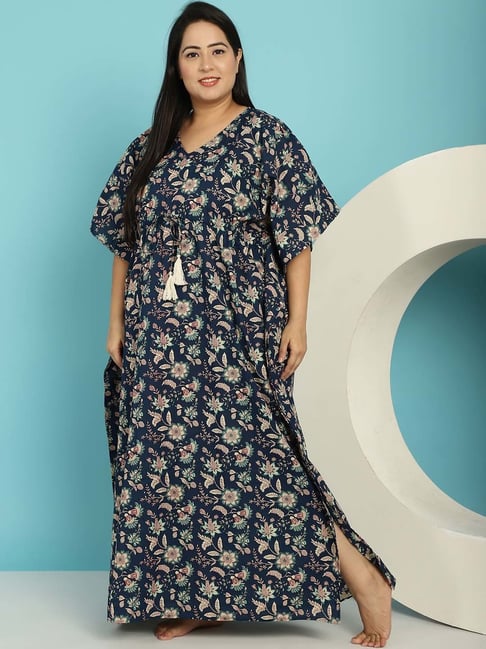 Plus size kaftan nightwear sale