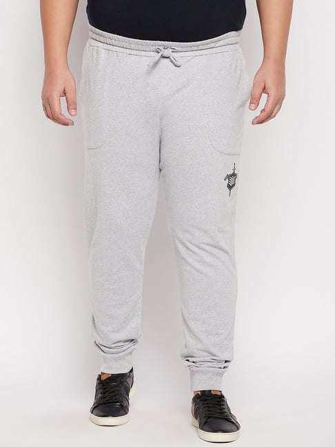 Bigbanana Grey Cotton Regular Fit Joggers-picture-10