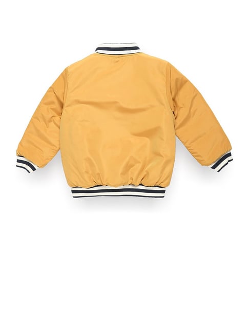 Laundered Bomber Jacket - Pale Yellow - Ben Sherman