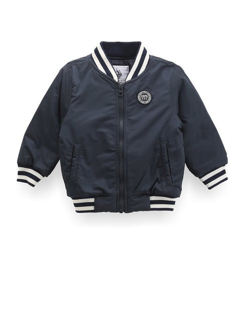 Jil Sander Wool Gabardine Bomber Jacket Navy at CareOfCarl.com