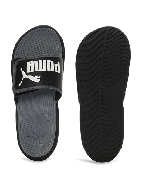 Puma hot sale black slides