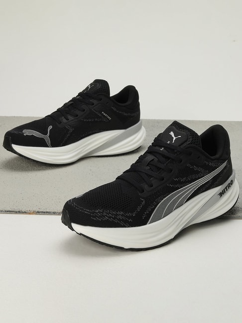 Puma Men's Magnify NITRO 2 Black Running Shoes