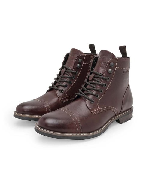 red tape derby boots