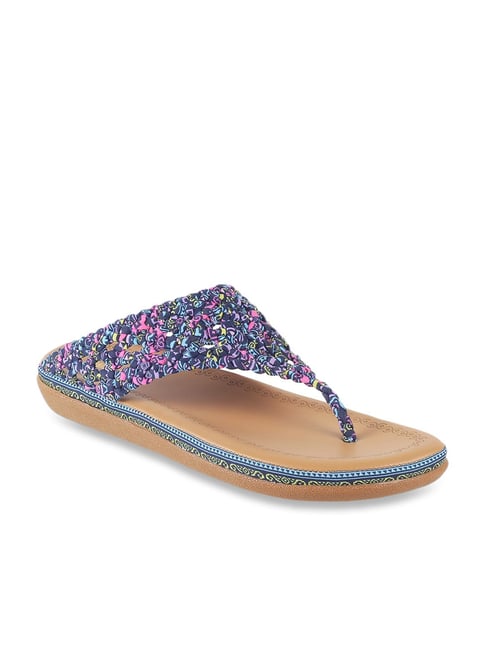 Buy Blue Flat Sandals for Women by Steppings Online | Ajio.com