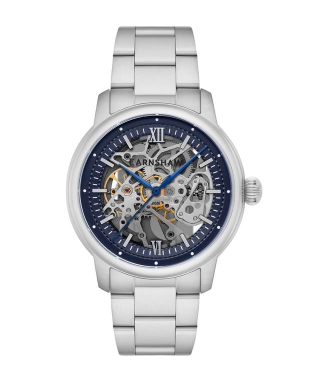 Buy EARNSHAW ES-8290-22 Cornwall Skeleton Automatic Watch for Men ...