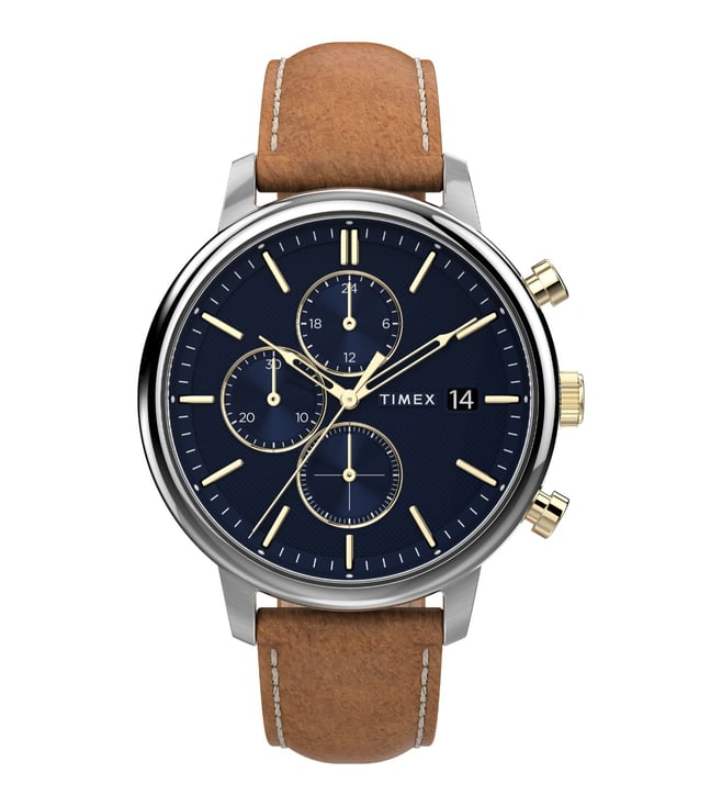 Buy TIMEX TW2U39000UJ Chronograph Watch for Men Online @ Tata CLiQ Luxury