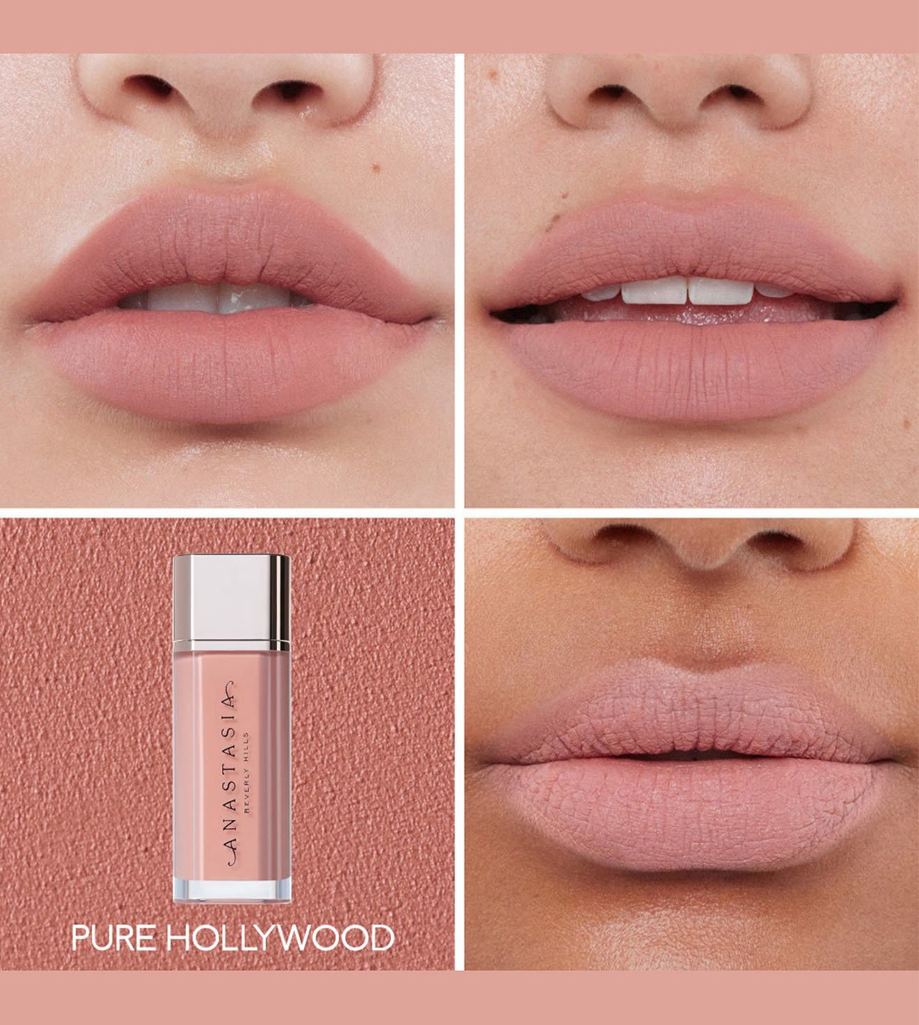 Pure Hollywood Lip Velvet! Smooth, sleek, and oh-so-chic 👄 #ABHLipVelvets  #AnastasiaBeverlyHills
