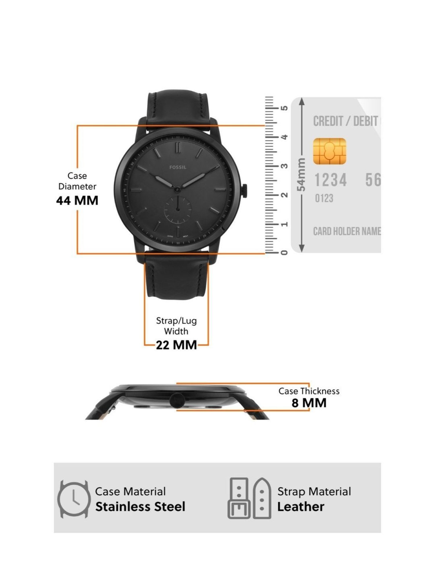 Fossil watch clearance fs5447