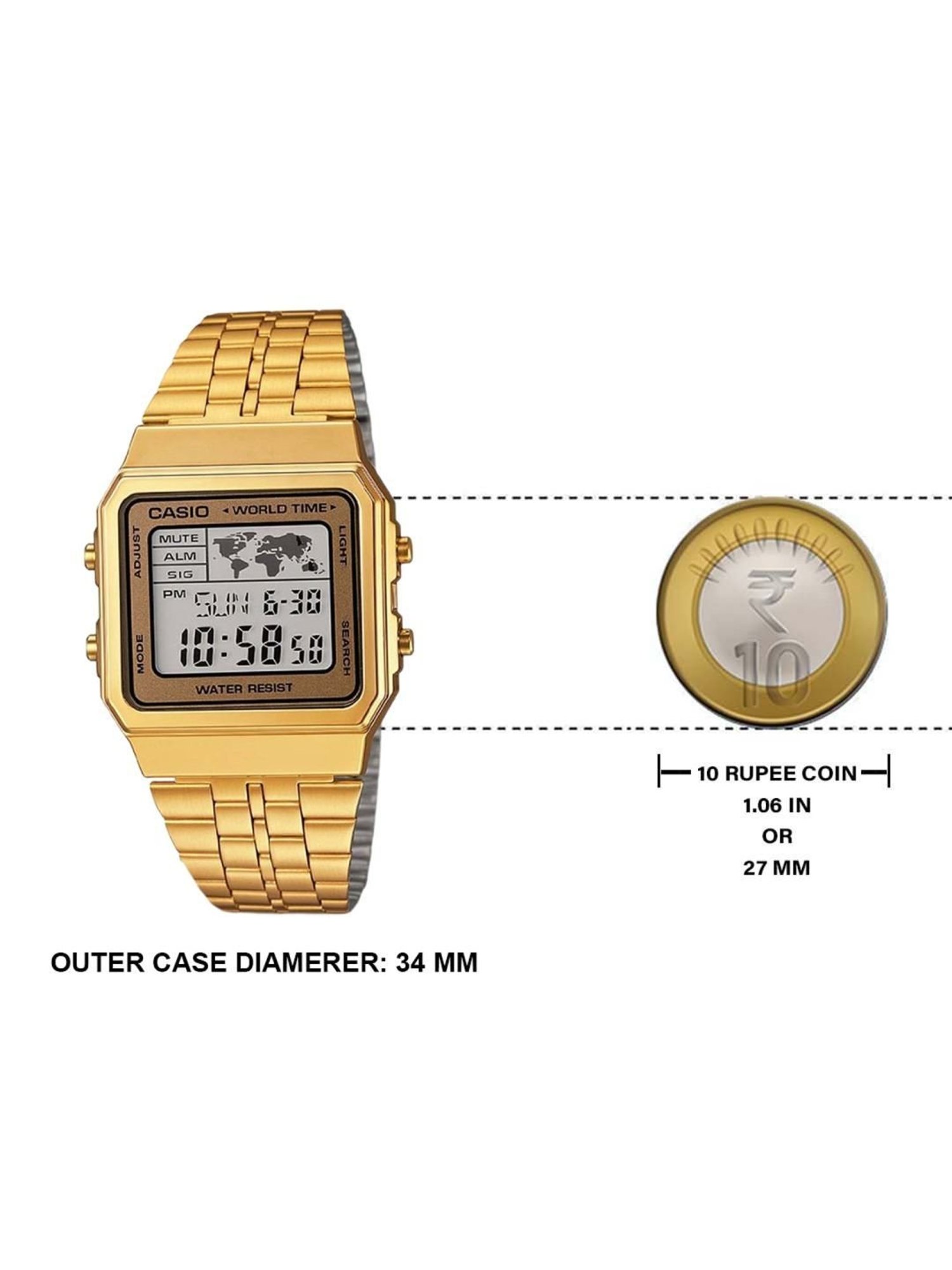 Buy Casio A500WGA 9DF Vintage Unisex Digital Watch at Best Price Tata CLiQ