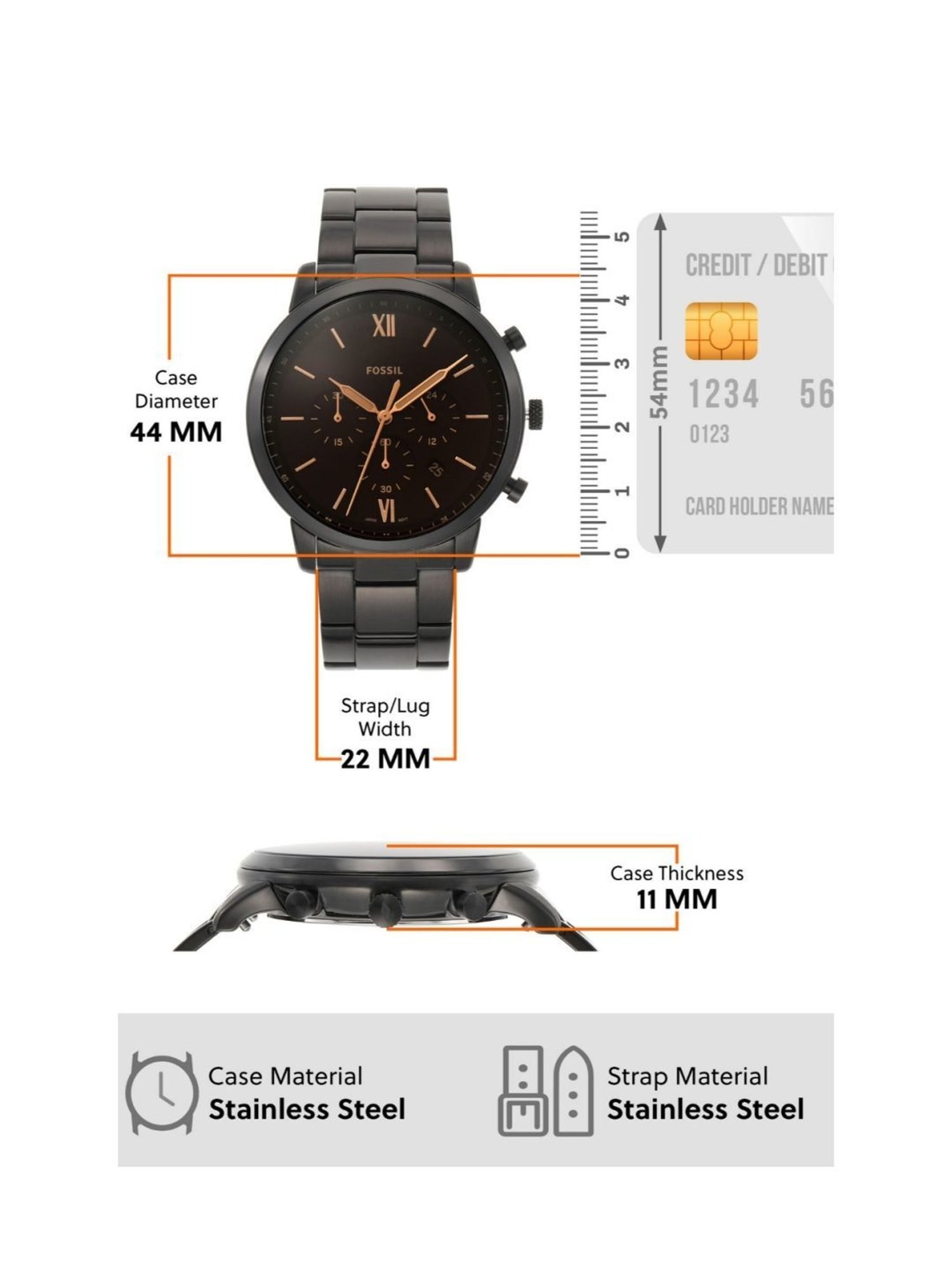 Fossil watch fs5525 best sale