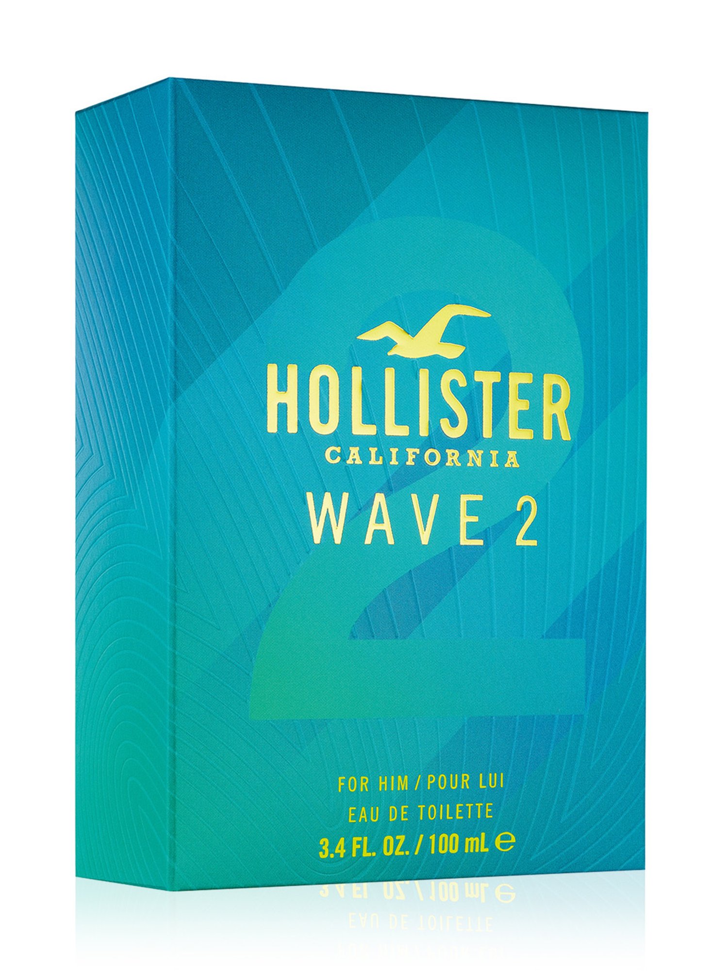  Hollister Wave 2, Eau de Toilette Spray, Men, 3.4 Ounce :  Beauty & Personal Care