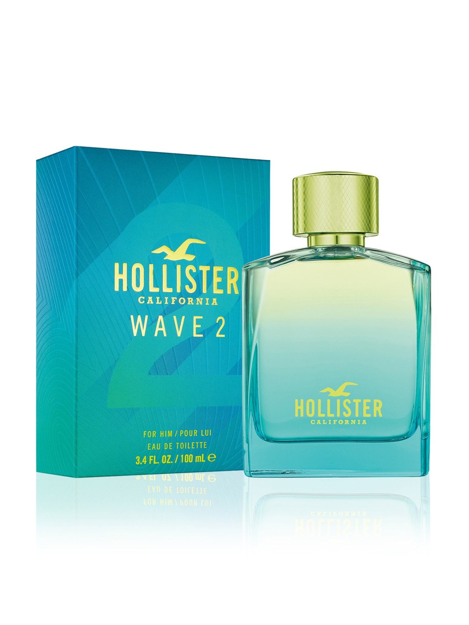 Hollister wave 2 for 2025 him eau de toilette spray