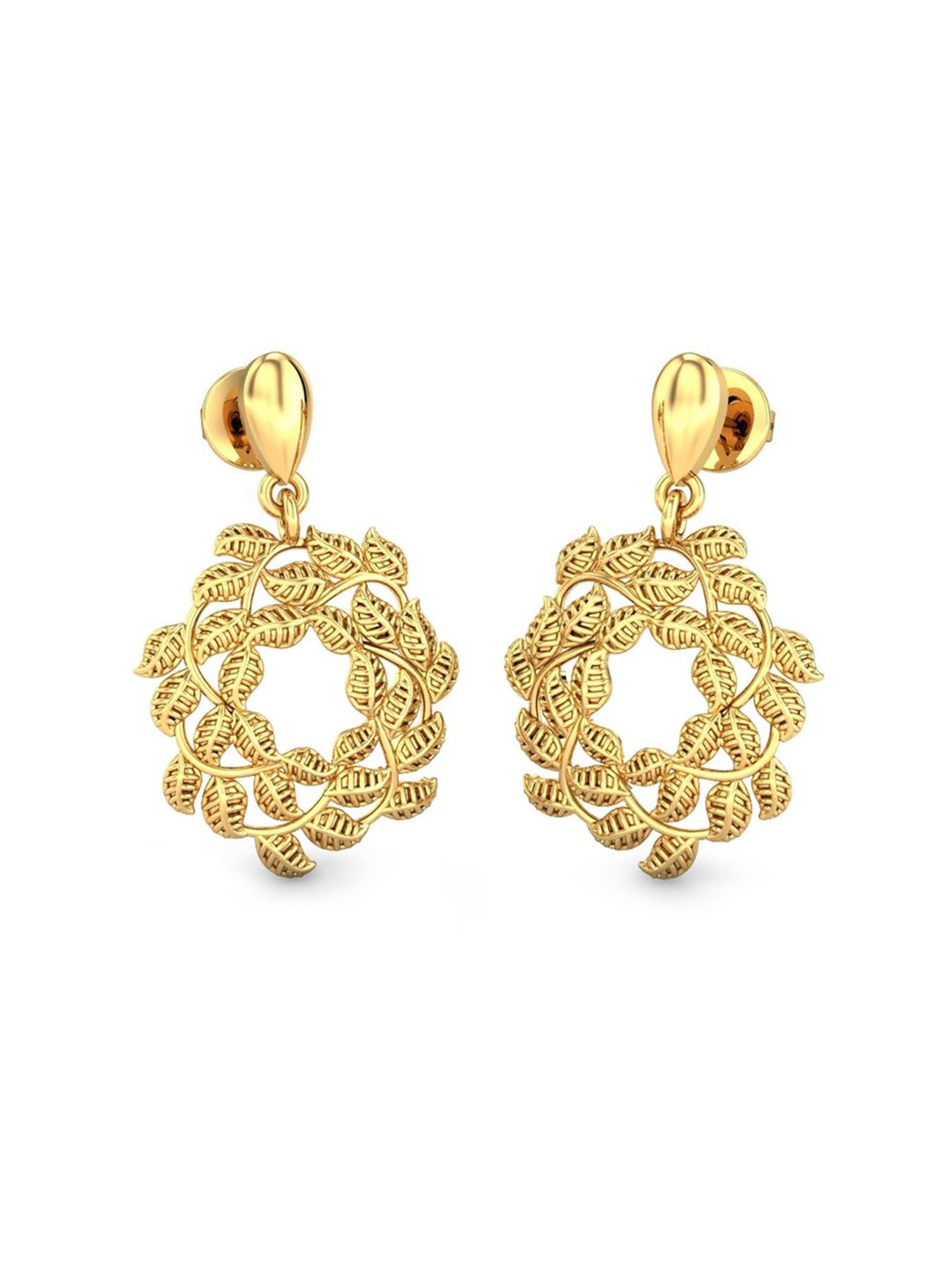 Buy Candere by Kalyan Jewellers 18k Gold Diamond Hoop Earrings Online At  Best Price @ Tata CLiQ