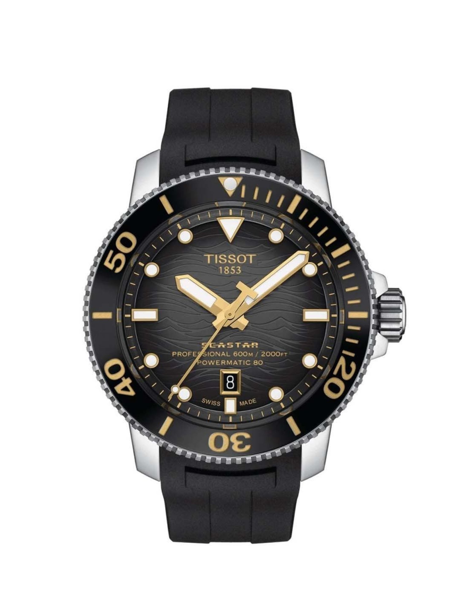 Buy Tissot T1206071744101 Powermatic 80 Watch for Men at Best