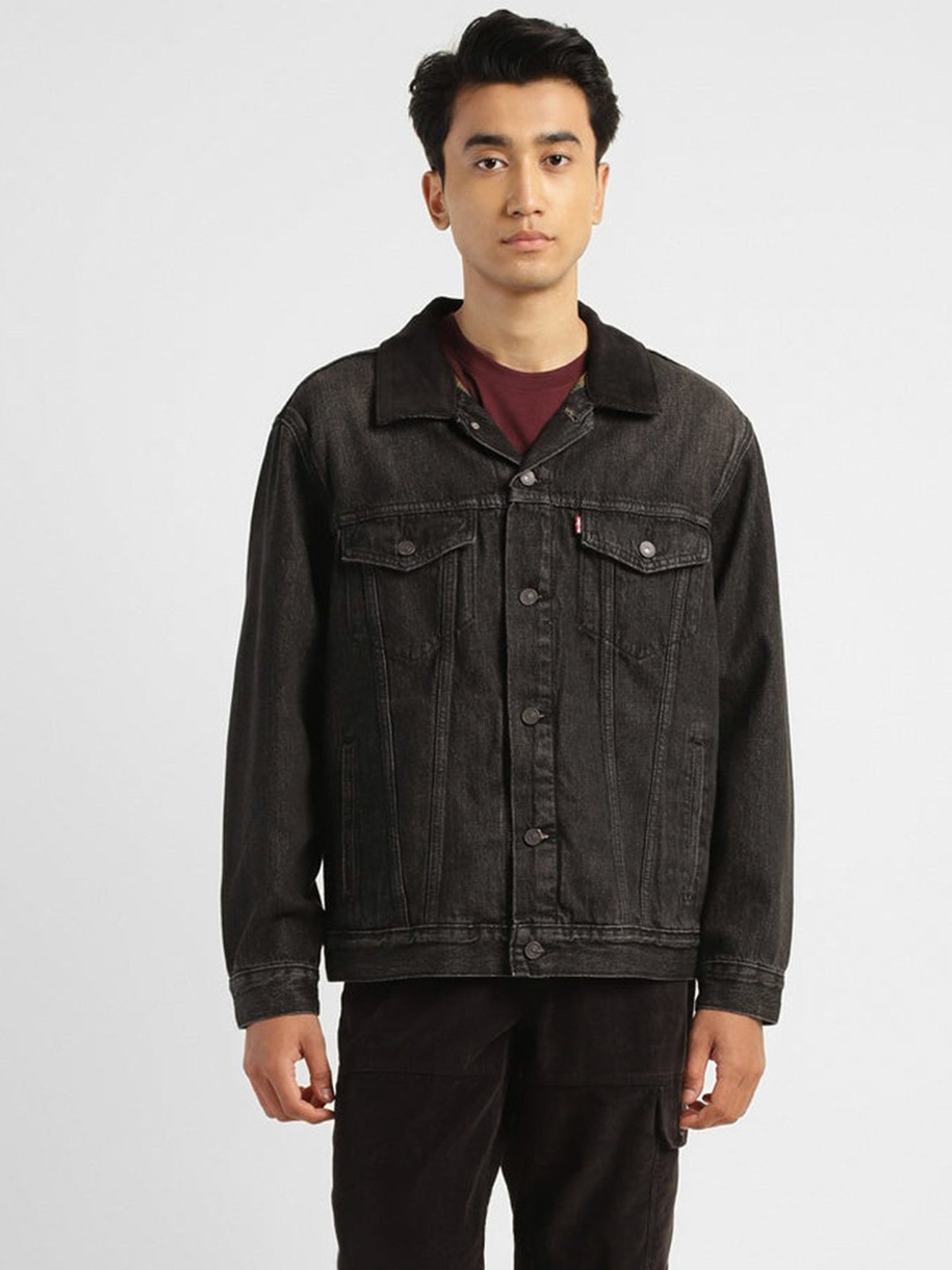 LEVI’S × BEAMS DENIM JACKET BLACK RINSE Buy Levi's Black Relaxed Fit Denim Jacket for Mens Online @ Tata CLiQ