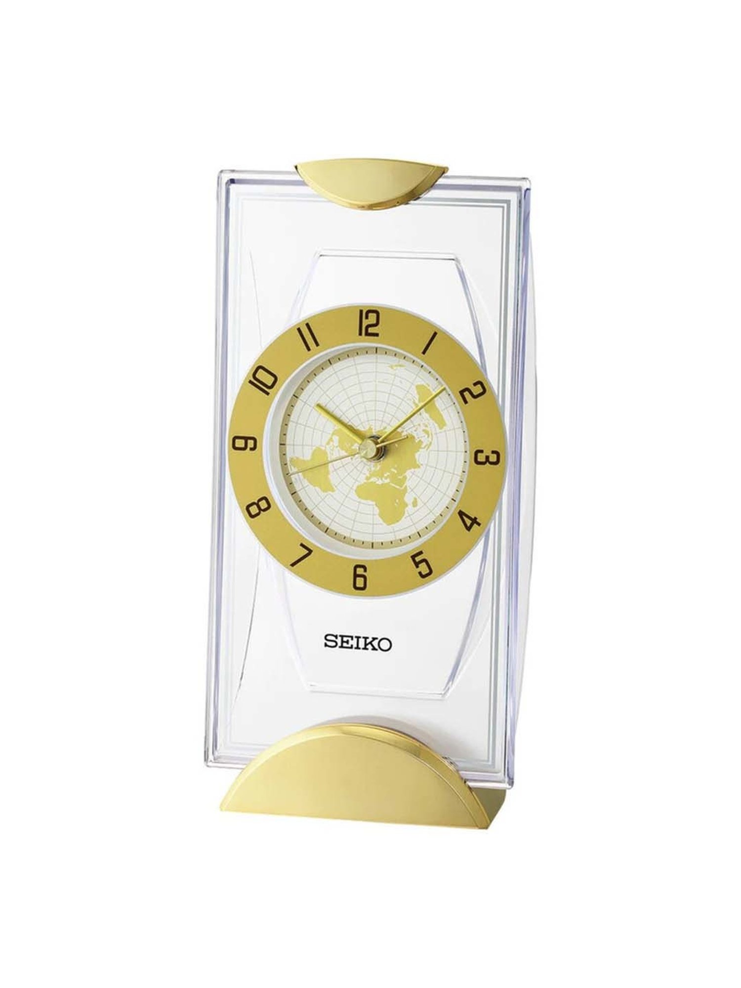 Buy SEIKO Gold Antique Analog Hazlenut Aluminum Dial World Table