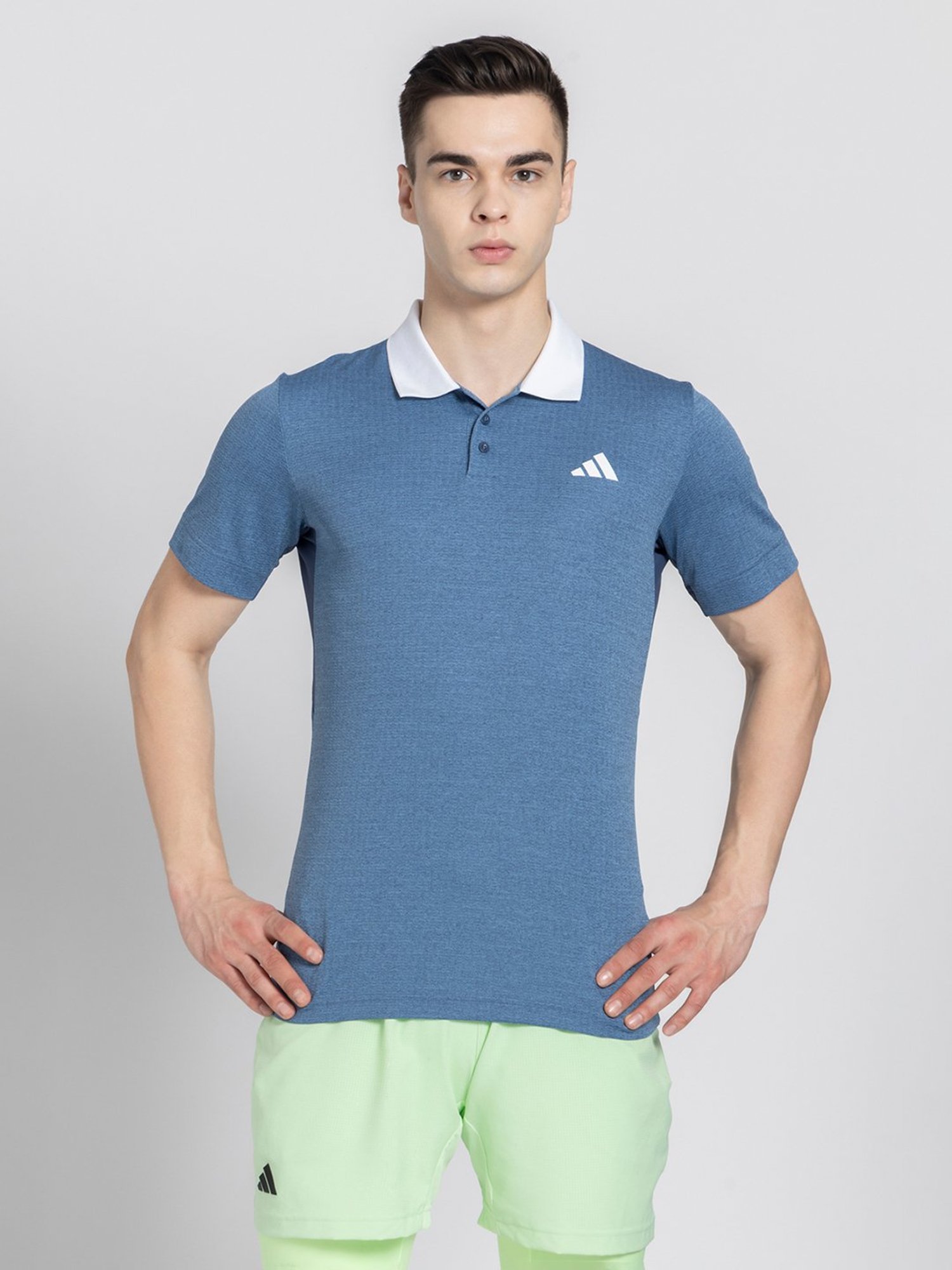 Adidas slim fit polo online