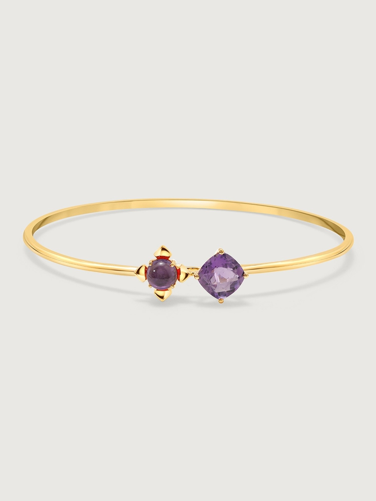Amethyst bangle bracelet hotsell