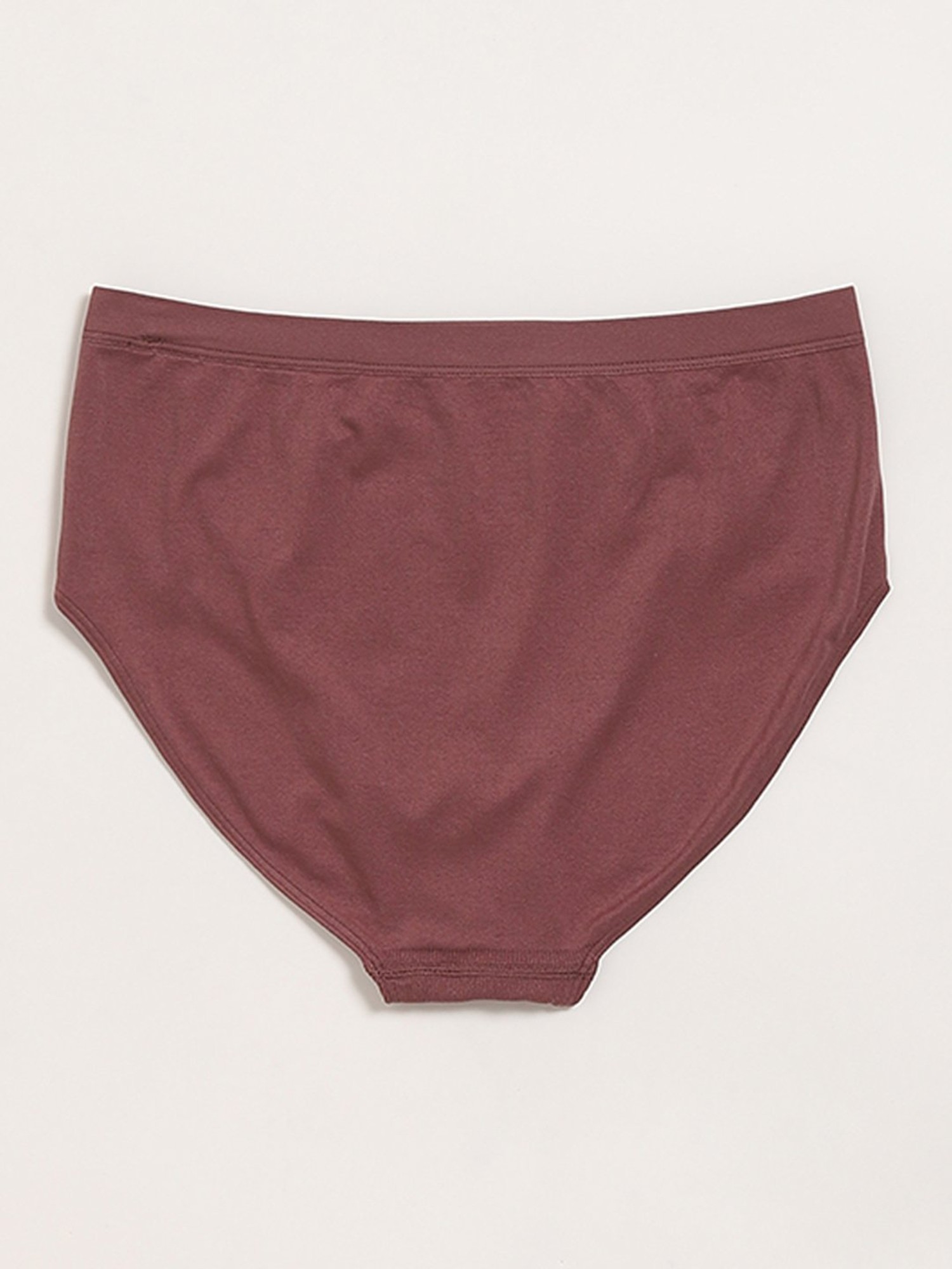 Buy Wunderlove Maroon Mid-Rise Self-Patterned Shorts from Westside