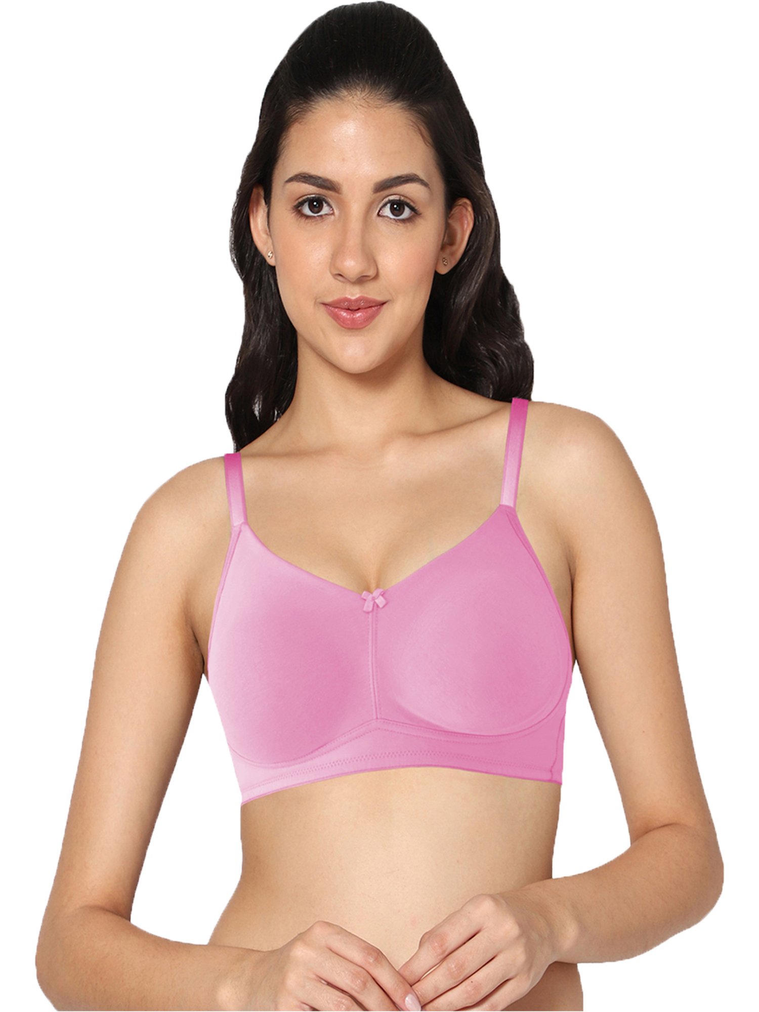 IN CARE Pink Half Coverage Non-Wired Push-Up Bra