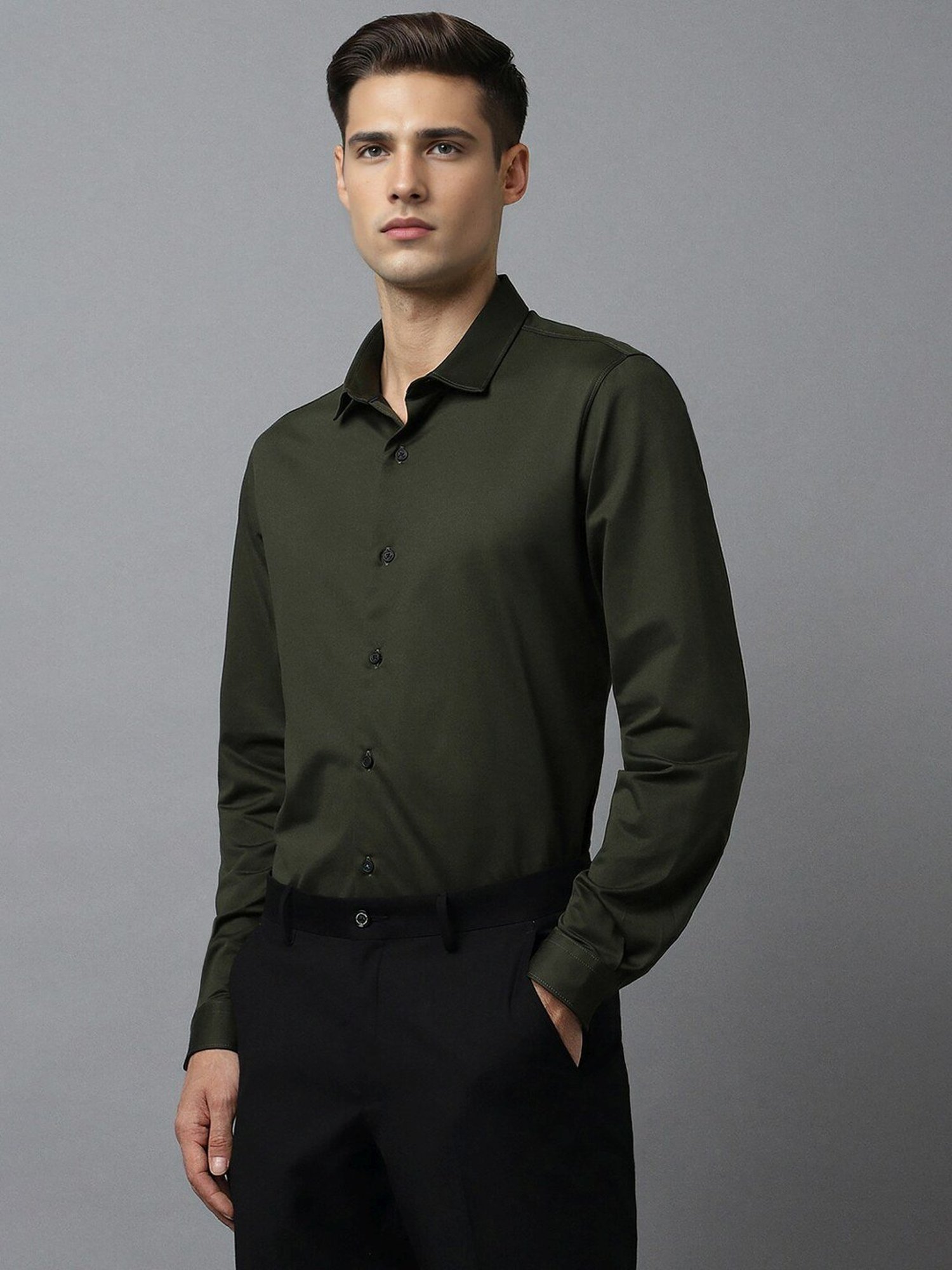 FASHIONEDEN Men Printed Casual Dark Green Shirt - Buy FASHIONEDEN Men  Printed Casual Dark Green Shirt Online at Best Prices in India |  Flipkart.com