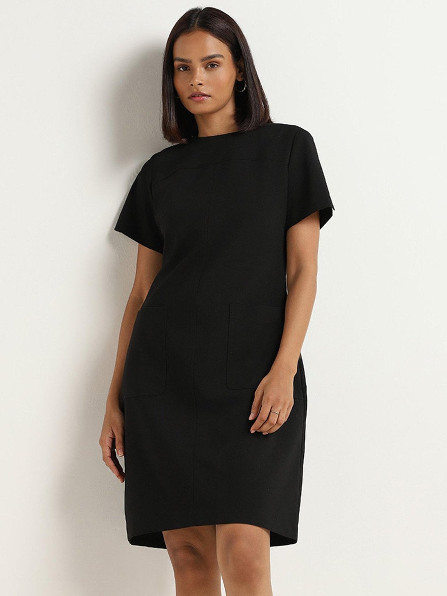 Designer Cut Classy Sleeveless Black Bodycon Party Dress – Stylesplash