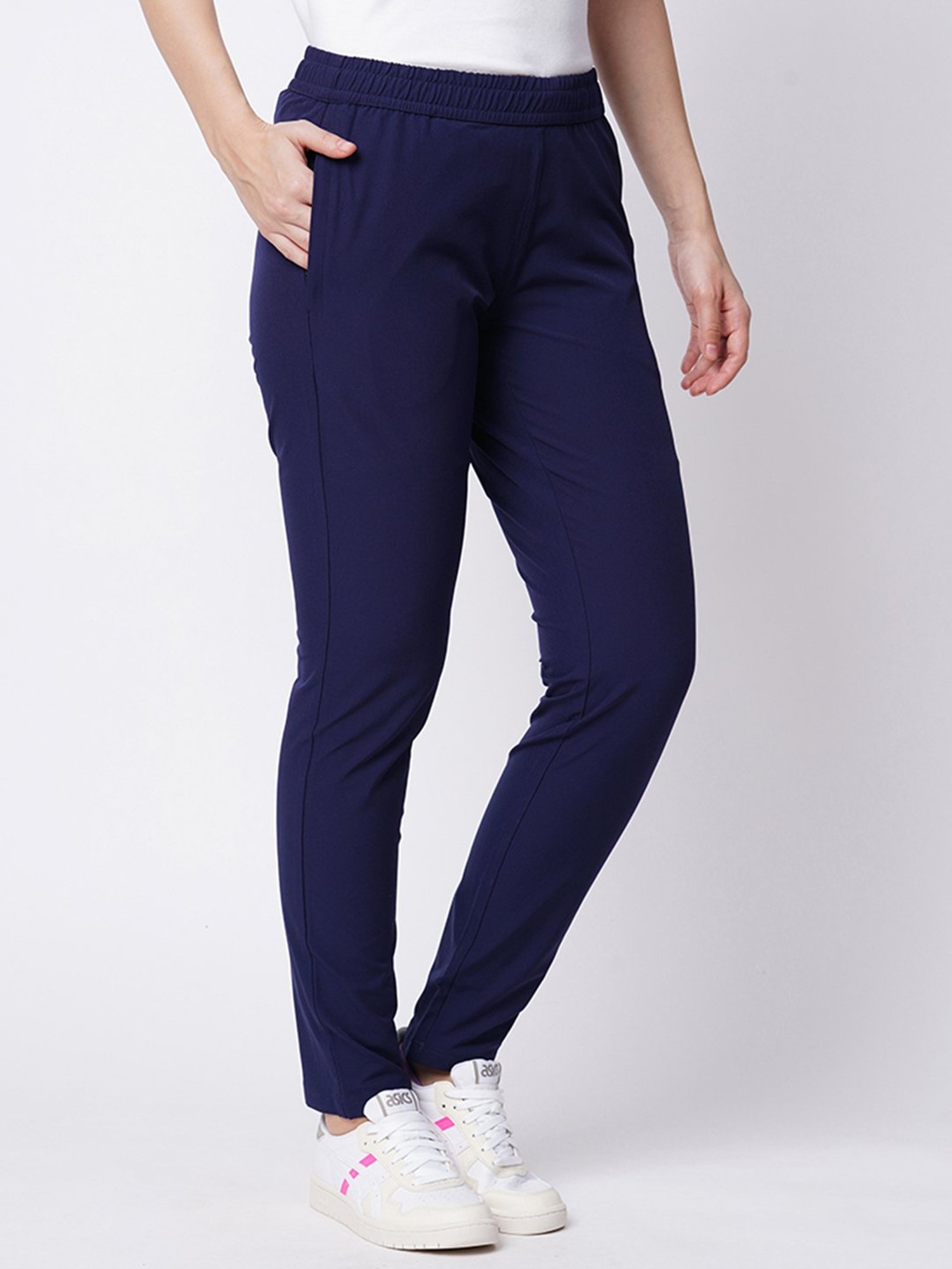 Buy SHAUN Women's Regular Fit Trackpants (B078W4VZF1_Red,Blue &  Black_Small) at Amazon.in