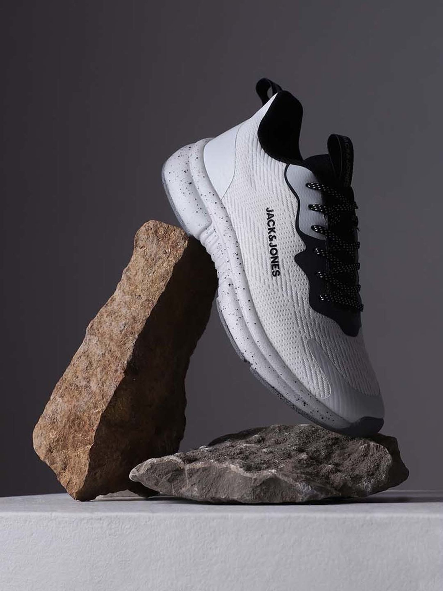 Jack & Jones Men's Bright White Running Shoe