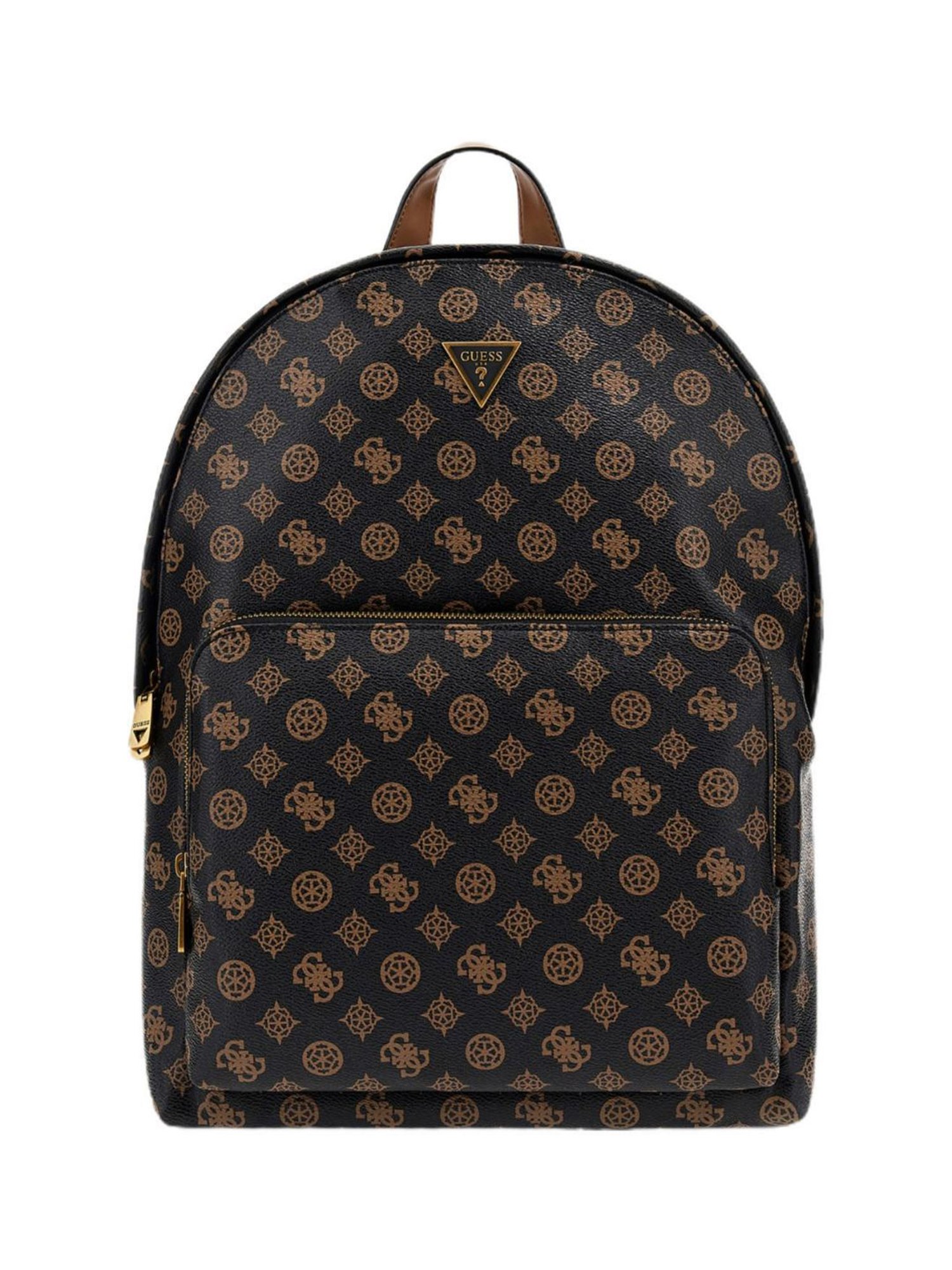 GUESS Brown PEONY Printed Medium Backpack