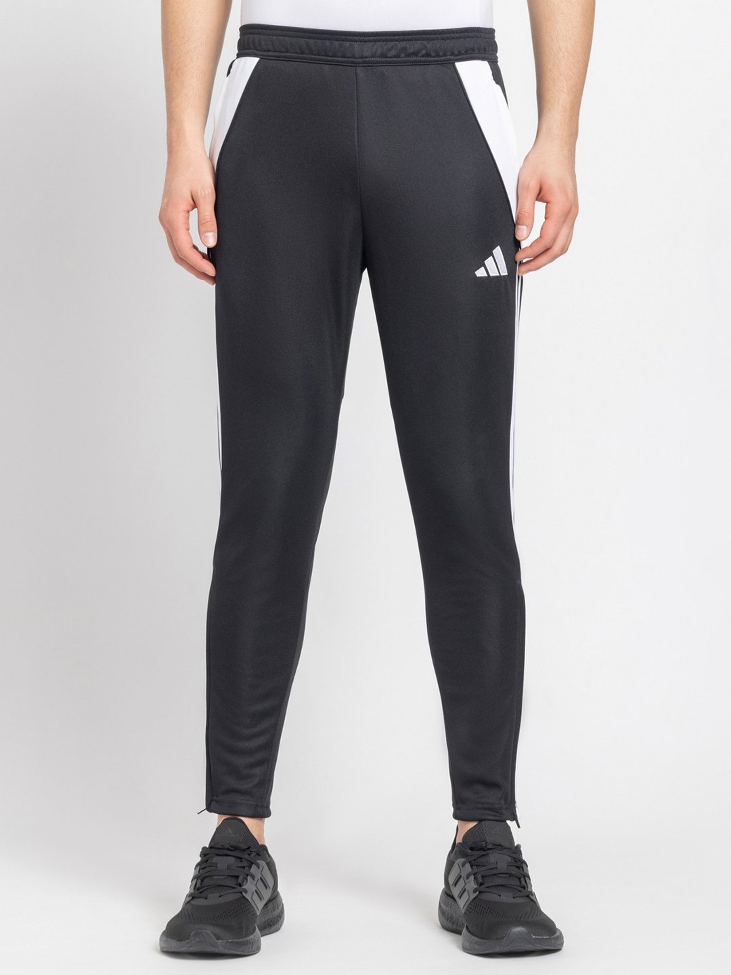 Buy adidas Black Regular Fit TIRO 24 C Football Trackpants for Men s Online Tata CLiQ