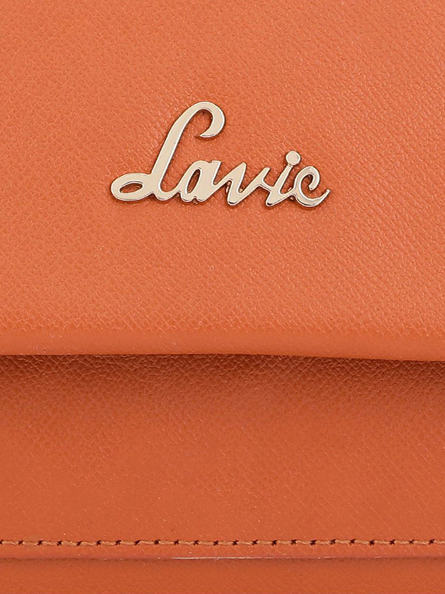 Buy Lavie Kabo Orange Synthetic Textured Sling Handbag Online At Best Price Tata CLiQ