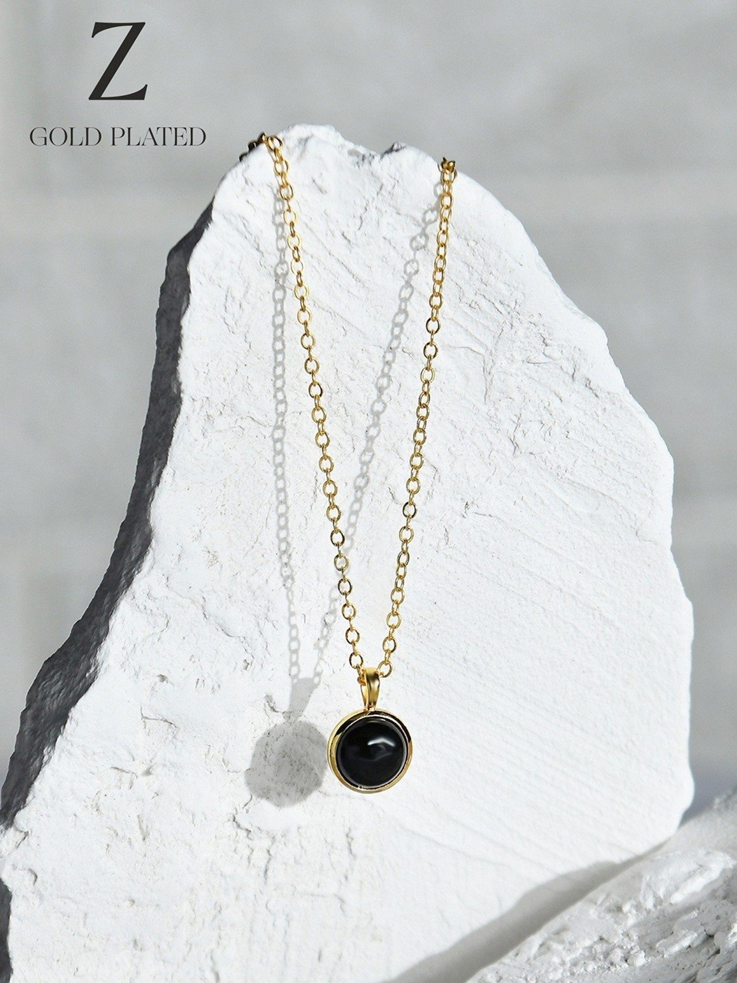 Nymphs onyx yellow goldネックレス 14k Yellow Gold Drop Bujukan Necklace. SKU: NK7002Y4JOX | Gabriel