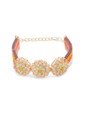 Buy Zaveri Pearls Multicolor Dazzling Crystal Bracelet-ZPFK16665