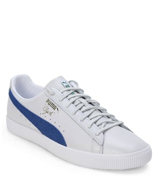 Buy Puma Men s Clyde SOHO NYC White Sneakers Online Tata CLiQ Luxury