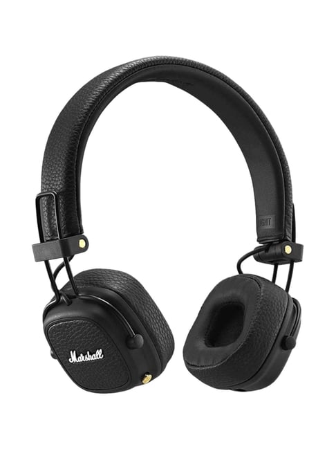 Marshall Major III On The Ear Wireless Bluetooth Headphone with Mic (Black)