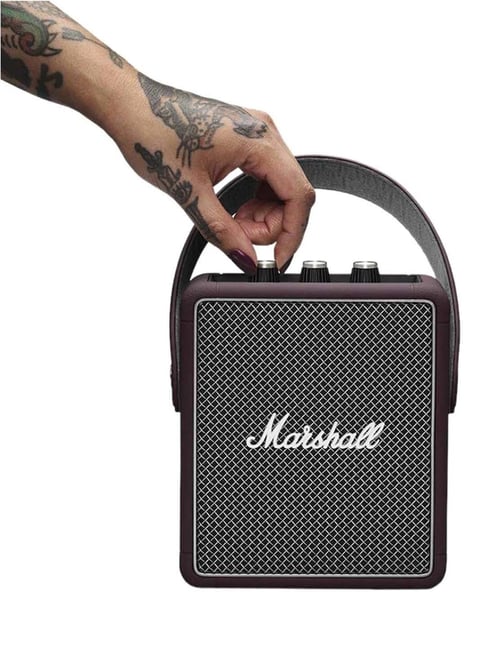 Marshall Stockwell II 10W Bluetooth Speaker (Burgundy)