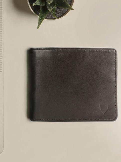 Hidesign L105 N Brown Solid Leather Rfid Bi-Fold Wallet
